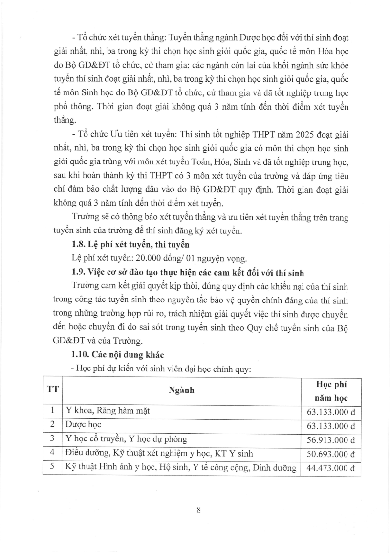 Thong tin tuyen sinh Dai hoc Y duoc Can Tho nam 2025