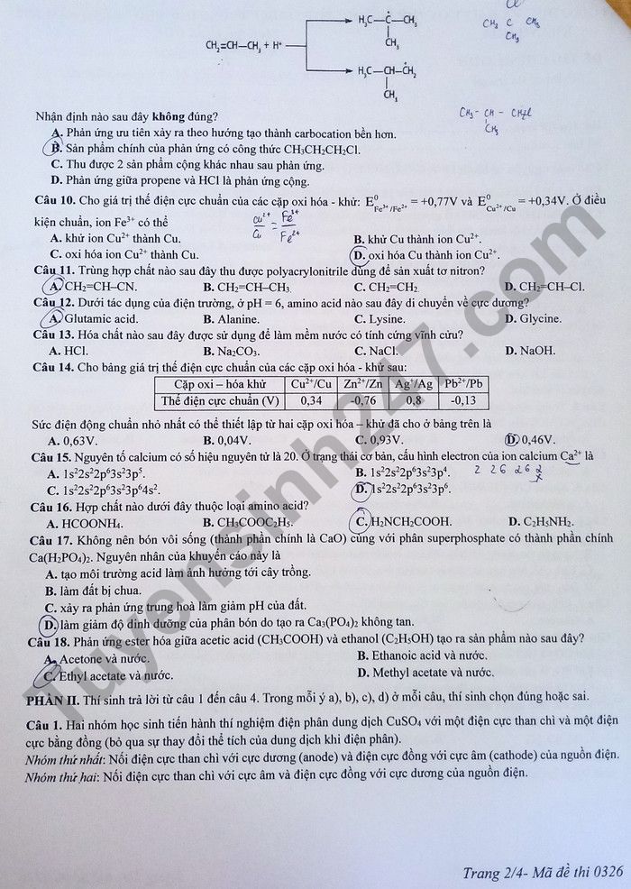 De thi thu mon Hoa tot nghiep THPT 2025 - So GDDT Khanh Hoa