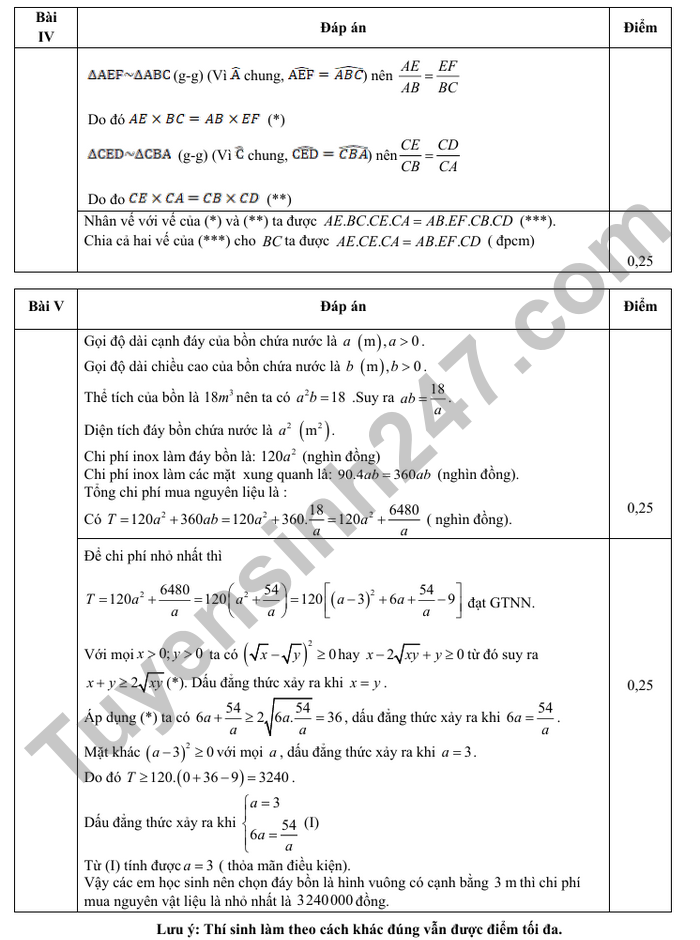 De thi thu vao lop 10 mon Toan 2025 - THPT Soc Son (co dap an)