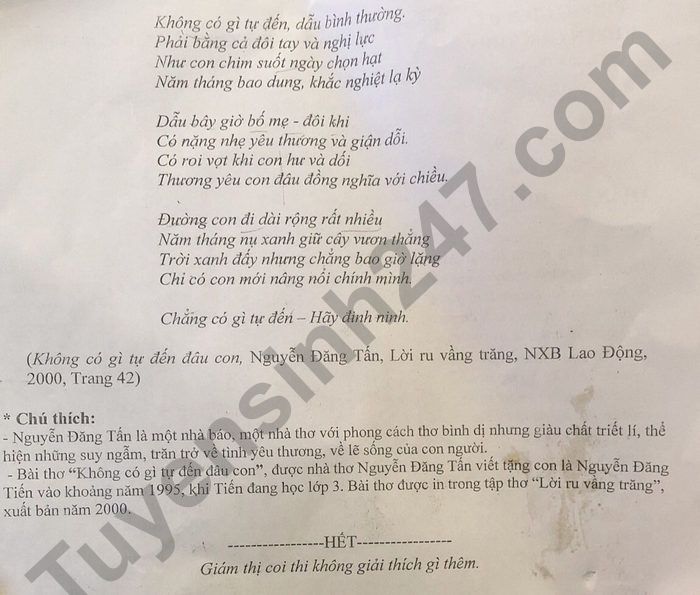 De thi thu vao lop 10 mon Van 2025 - Phong GD huyen Cam Thuy (lan 2)