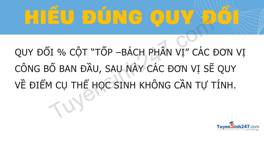 Hieu dung ve cach quy doi diem thi HSA, TSA, APT, SPT ve thang 30