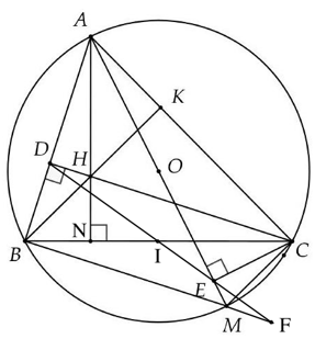 A diagram of a triangle with lines and letters
AI-generated content may be incorrect.