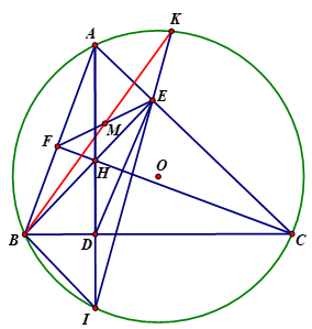A diagram of a triangle with lines and points

AI-generated content may be incorrect.