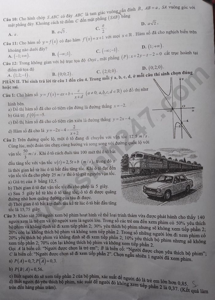 De thi thu TN THPT 2025 lan 2 So GD Binh Phuoc - mon Toan