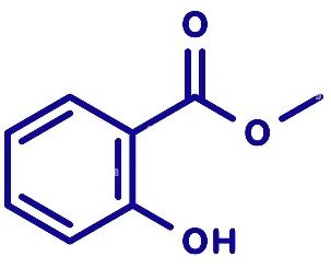 Structural Formula Of Methyl Salicylate