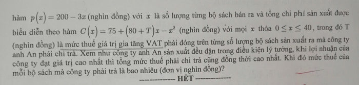 De thi thu TN THPT 2025 mon Toan - THPT Uong Bi