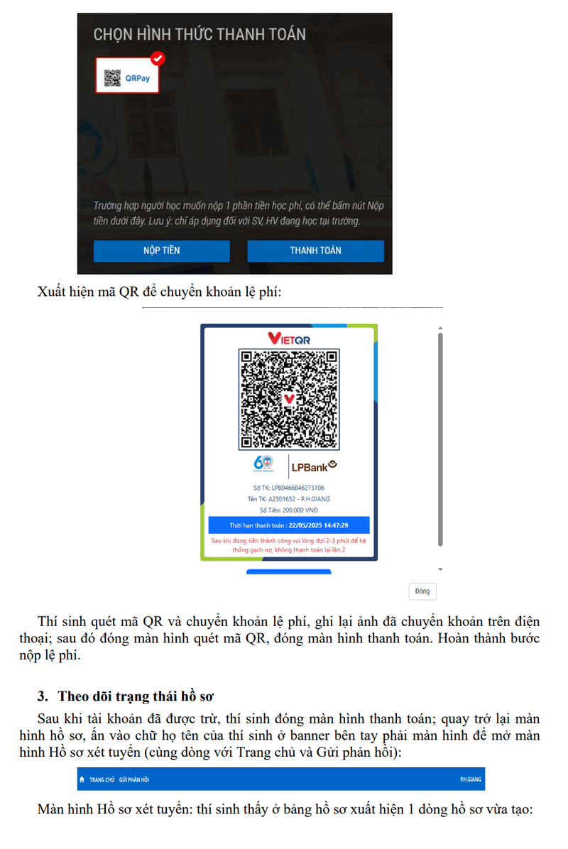 Dai hoc Kinh te Quoc Dan huong dan dang ki xet tuyen 2025