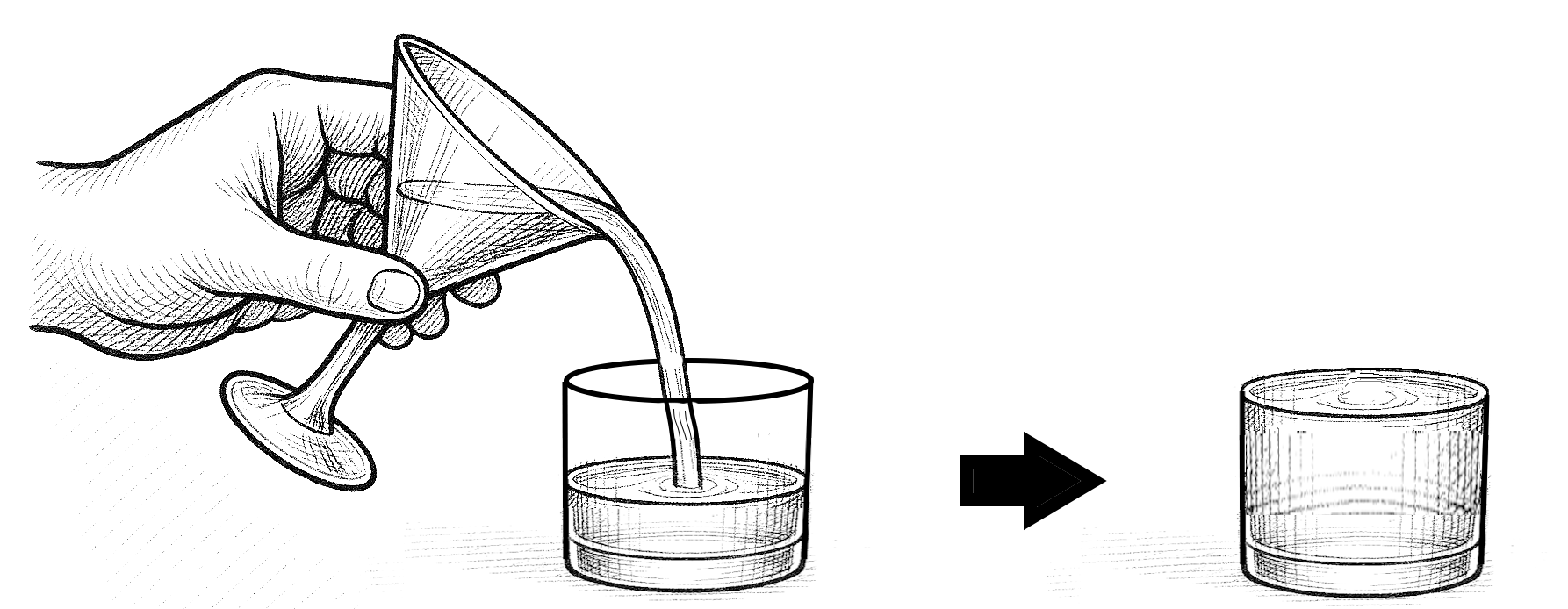 A black and white drawing of a glass of water

AI-generated content may be incorrect.
