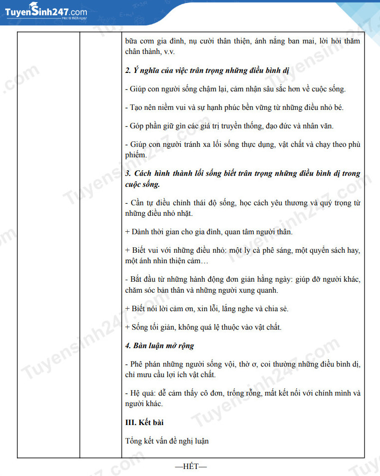Dap an de thi mon Van vao lop 10 - Quang Tri 2025