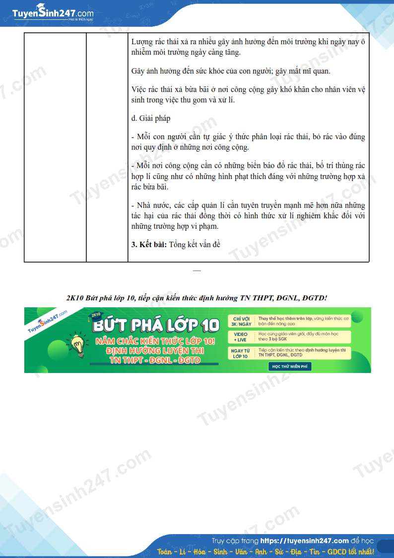 Dap an de thi mon Van vao lop 10 - Binh Phuoc 2025