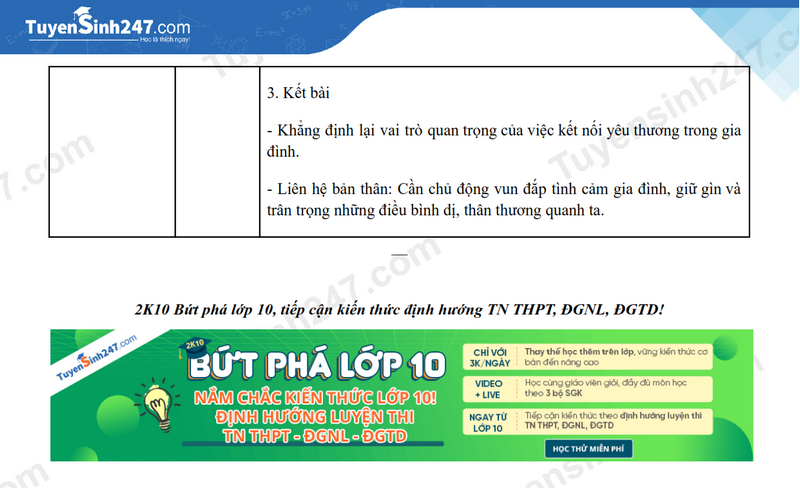 Dap an de thi mon Van vao lop 10 - Kon Tum 2025