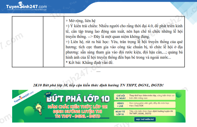 Dap an de thi vao lop 10 mon Van 2025 - Cao Bang