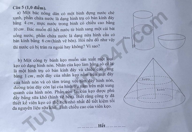 Dap an de thi vao lop 10 mon Toan 2025 - Nghe An
