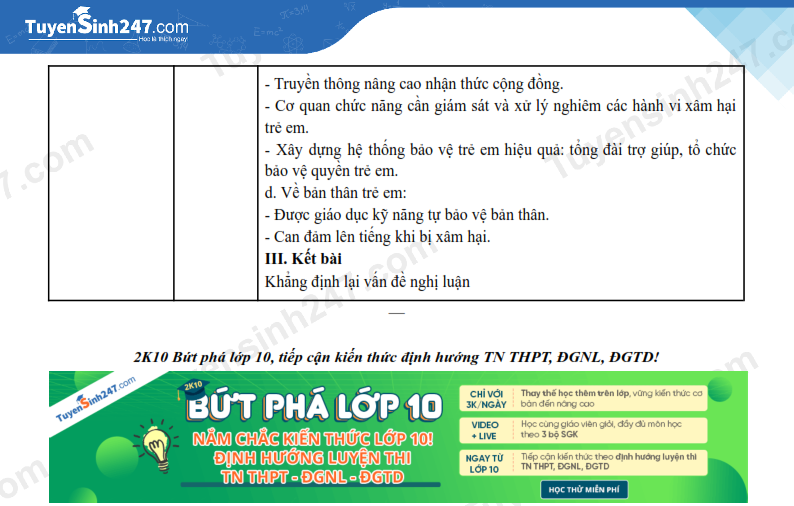 Dap an de thi vao lop 10 mon Van 2025 - Vung Tau