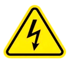 A yellow triangle sign with black lightning bolt

AI-generated content may be incorrect.