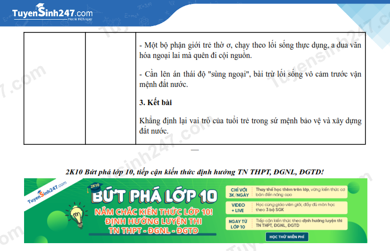 Dap an de thi vao lop 10 Hau Giang 2025 - mon Van