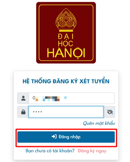 Huong dan dang ky xet tuyen ket hop, uu tien xet tuyen Dai hoc Ha Noi 2025