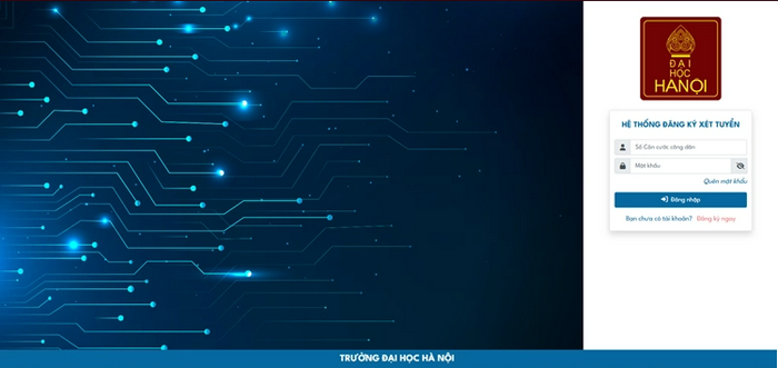 Huong dan dang ky xet tuyen ket hop, uu tien xet tuyen Dai hoc Ha Noi 2025