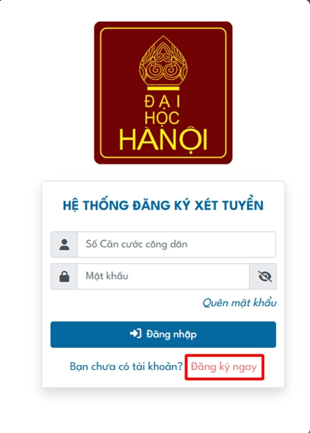 Huong dan dang ky xet tuyen ket hop, uu tien xet tuyen Dai hoc Ha Noi 2025