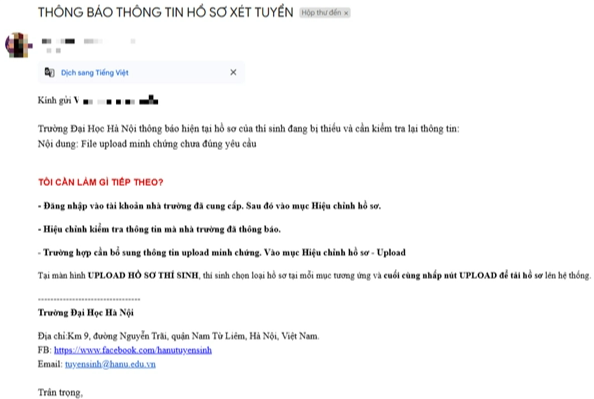 Huong dan dang ky xet tuyen ket hop, uu tien xet tuyen Dai hoc Ha Noi 2025