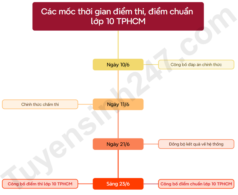Thoi gian cong bo diem thi vao lop 10 TPHCM 2025
