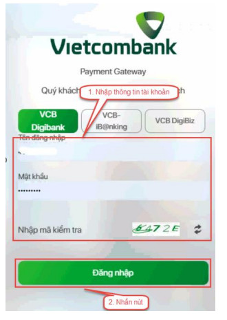 Huong dan thanh toan le phi xet tuyen Dai hoc 2025 - Chi tiet