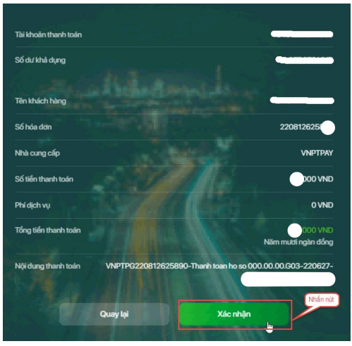 Huong dan thanh toan le phi xet tuyen Dai hoc 2025 - Chi tiet