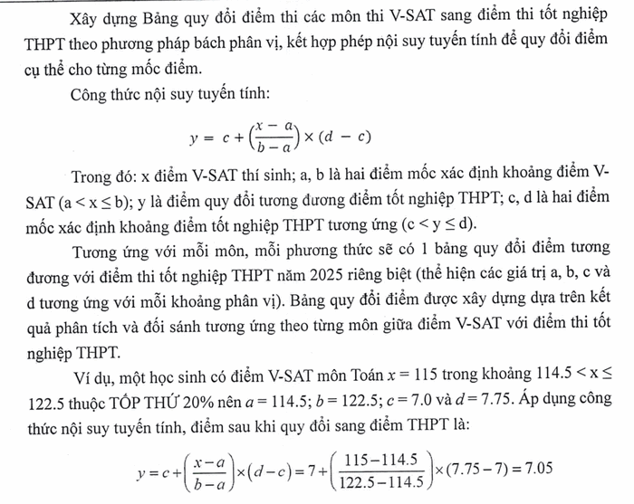 Quy doi diem truong Dai hoc Kinh te va Quan tri kinh doanh - DH Thai Nguyen 2025