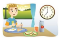 A cartoon of a child eating at a table

AI-generated content may be incorrect.