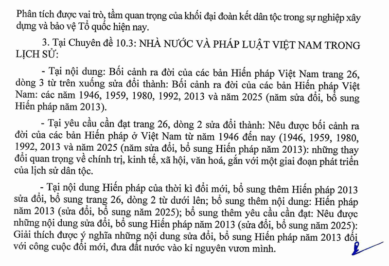 Bo GD cong bo chi tiet nhung diem sua moi o cac sach giao khoa