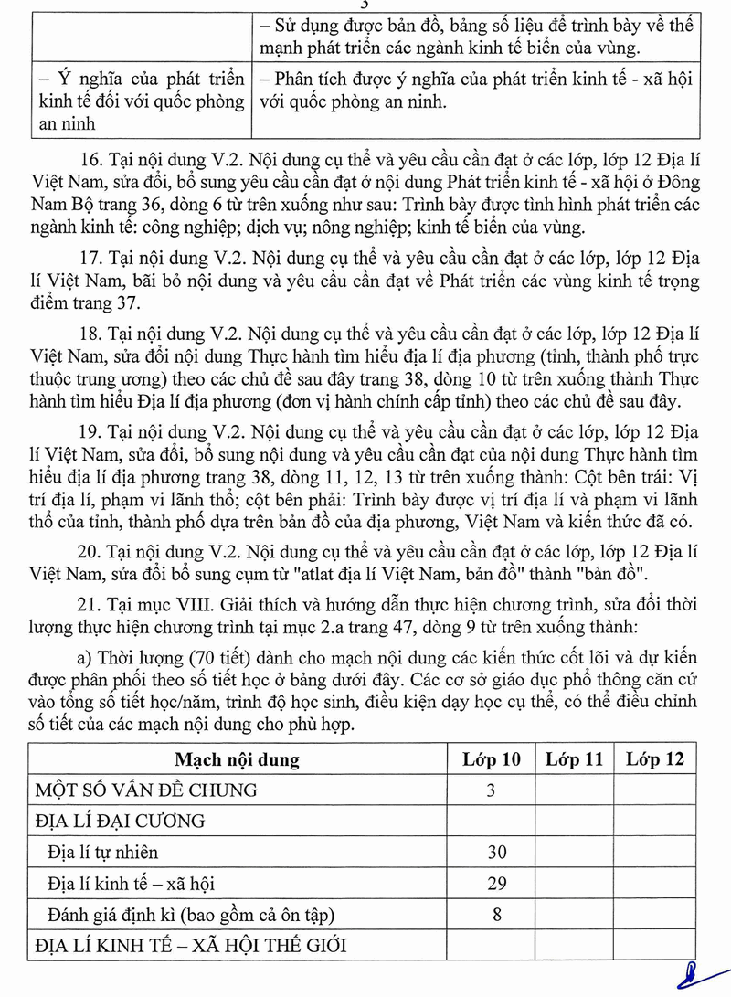 Bo GD cong bo chi tiet nhung diem sua moi o cac sach giao khoa
