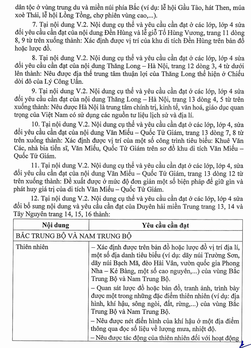 Bo GD cong bo chi tiet nhung diem sua moi o cac sach giao khoa