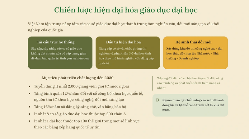 Bo GD: Sap xep cac truong dai hoc la menh lenh, de but pha
