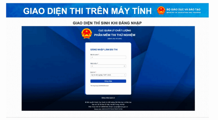 Hon 100.000 hoc sinh se thu nghiem thi tot nghiep THPT tren may tinh