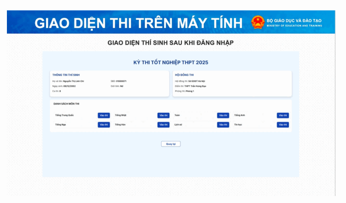 Hon 100.000 hoc sinh se thu nghiem thi tot nghiep THPT tren may tinh