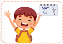 A cartoon of a child holding a calendar

AI-generated content may be incorrect.