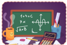 A chalkboard with a calculator and pencils

AI-generated content may be incorrect.