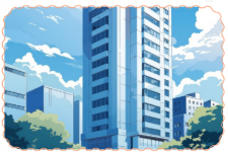 A building with many windows
AI-generated content may be incorrect.