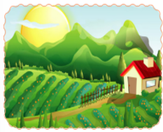 A house in a farm
AI-generated content may be incorrect.