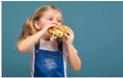 A child eating a burger

AI-generated content may be incorrect.