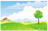 A cartoon landscape with trees and a house

AI-generated content may be incorrect.