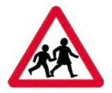 A red triangle sign with black silhouettes of people crossing

AI-generated content may be incorrect.