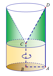 A diagram of a cone and a cylinder

AI-generated content may be incorrect.