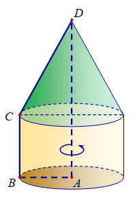 A diagram of a cone and a cylinder

AI-generated content may be incorrect.