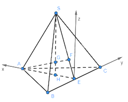 A diagram of a triangle with lines and points

AI-generated content may be incorrect.