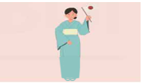 A person in a blue robe holding a flag

AI-generated content may be incorrect.
