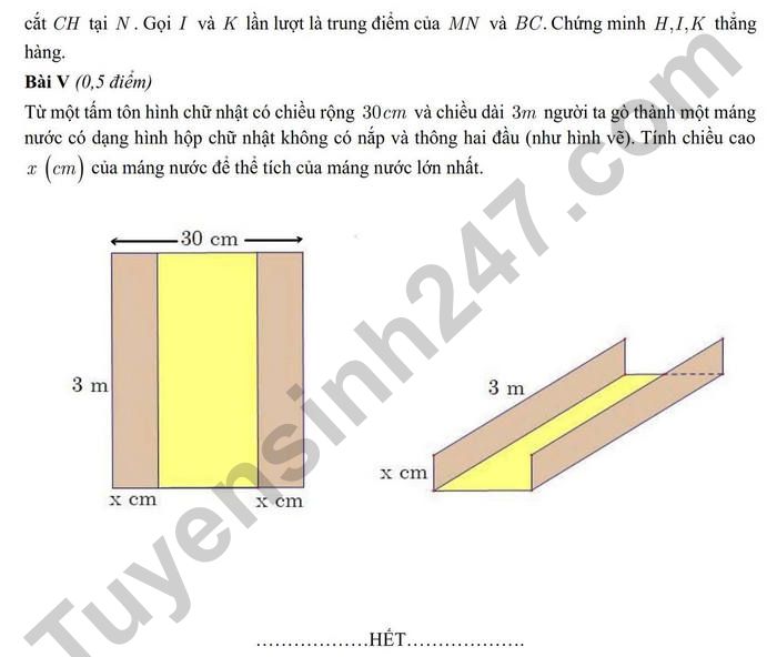 De thi giua ki 1 nam 2025 THCS Nghia Tan - mon Toan 9