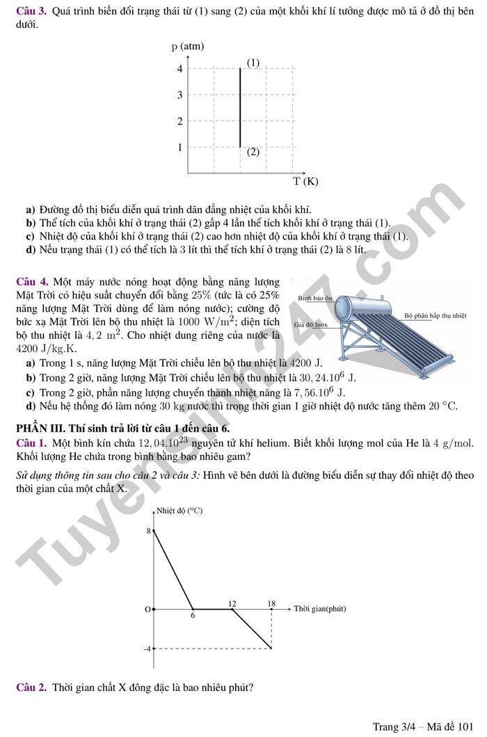 De thi giua ki 1 lop 12 mon Ly 2025 - THCS-THPT Nguyen Khuyen Binh Duong