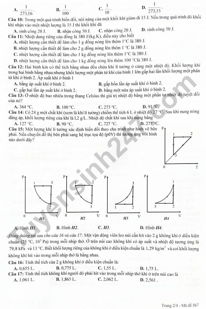 De thi giua ki 1 nam 2025 lop 12 mon Ly - TH-THCS-THPT Le Thanh Tong
