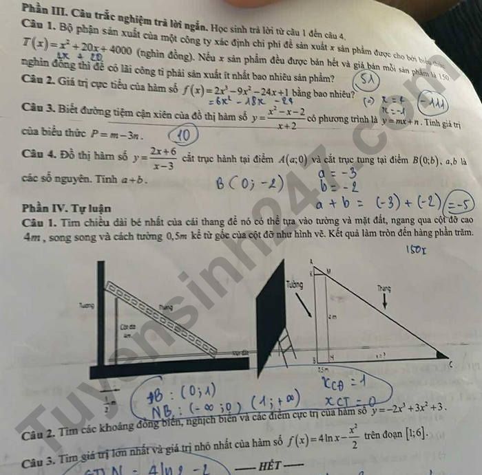 De thi giua ki 1 mon Toan lop 12 THPT Nguyen Van Troi 2025